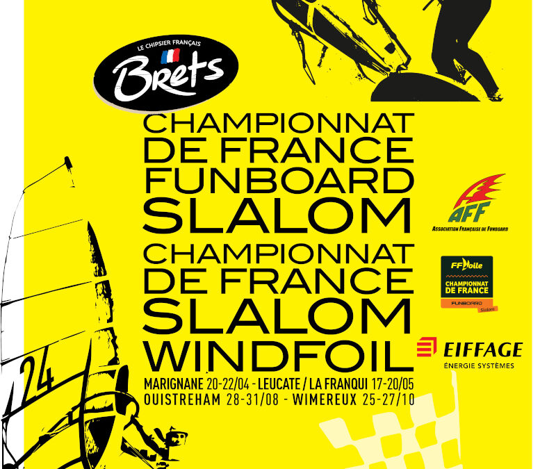 Championnat de France Funboard slalom                             Championnat de France slalom windfoil                                                                                            BRETS FUNBOARD TOUR AFF